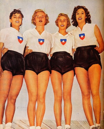 Eliana Gaete, Betty Kretschmer, Hildegard Kreft y Adriana Millard