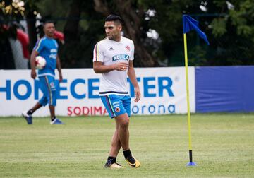 La indumentaria de entrenamiento que usó la Selección durante las Eliminatorias rumbo a Rusia 2018 y las Copas América Chile 2015 y Centenario USA 2016.