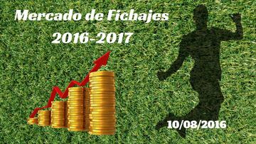 Mercado de Fichajes en directo: resumen del miércoles 10/08/2016