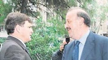 <b>EN SINTONÍA. </b>Camacho y Del Bosque, ¿juntos de nuevo?