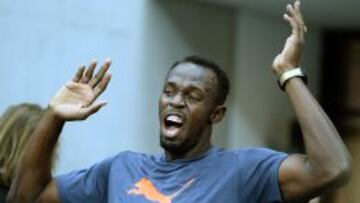 Bolt, en su última carrera, los 100 metros de Varsovia, el 23 de agosto del año pasado.