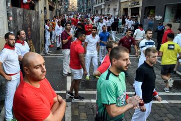 Hoy 8 de julio de 2022 se ha celebrado el segundo día de los encierros de los Sanfermines. Por las calles de Pamplona ha corrido los toros de la ganadería Fuente Ymbro.