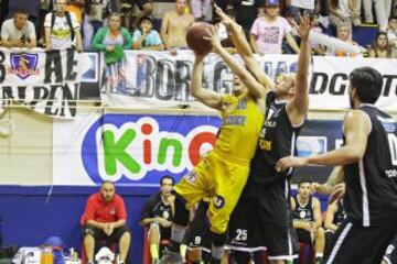 Universidad de Concepción y Colo Colo durante la segunda semifinal.