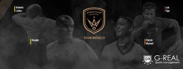 Los históricos astros que integran el World Class Legends