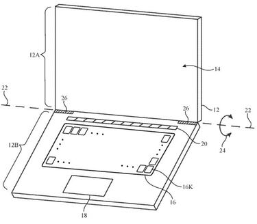 Apple patenta unas teclas con pantallas para sus MacBook