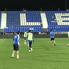 El Leganés no entiende de descanso: entreno minutos después de ganar al Athletic