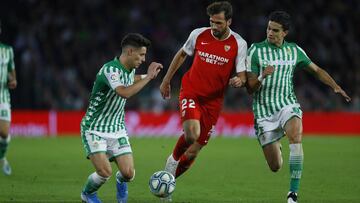 Álex Moreno, Franco Vázquez y Bartra.