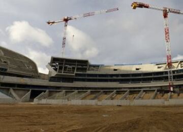 Image of the development at the stadium as of January 7 2016