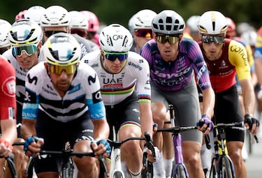 Pogacar durante la primera etapa.