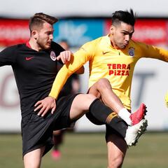 Falcao recuperado: ya entrena a la par de sus compañeros