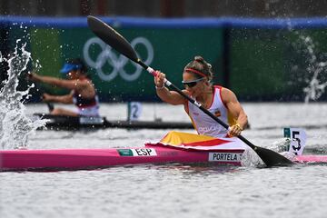 Teresa Portela consiguió su primera medalla olímpica. Fue en la los 200 metros de la categoría K1