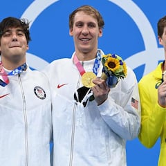 "Sin mascarilla, no": el COI reprende a los nadadores