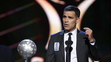  Rafael Marquez during the Investiture Ceremony of the International Soccer Hall of Fame 2023, where legends of national and international soccer held at the Gota de Plata Auditorium, on October 10, 2023 .

<br><br>

 Rafael Marquez durante la Ceremonia de Investidura del Salon de la Fama del Futbol Internacional 2023, donde leyendas del futbol nacional e internacional realizado en el Auditorio Gota de Plata, el 10 de Octubre del 2023.