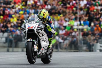 Karel Abraham durante la sesión clasificatoria del GP de Austria. 