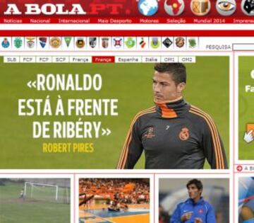 Portadas de la prensa extranjera