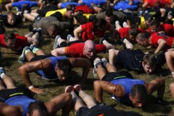 Barro y obstáculos en la Tough Mudder