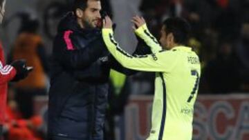 Pedro dedicó su gol a Montoya.