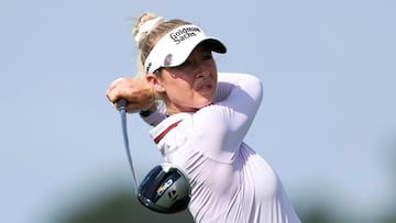 Only two players broke 70 in a tough opening round at PGA Frisco. Nelly Korda is among the stars fighting for a place at the weekend.
