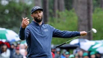 Rahm resbala en el diluvio de Augusta