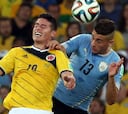 Uruguay, con ventaja sobre Colombia en el duelo de cifras
