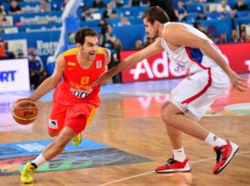 José Calderón y Nemanja Bjelica.