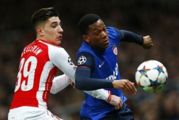 Hector Bellerin y Anthony Martial.