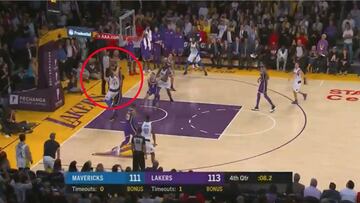 Se acaban los adjetivos: 2 puntos abajo a 8" para el final y Doncic hace esto a los Lakers de LeBron