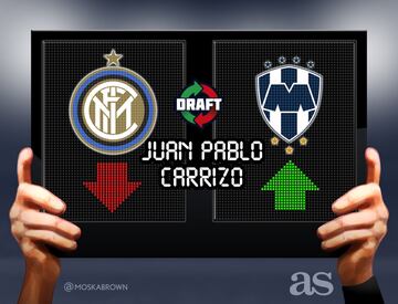 Los 79 movimientos del Draft del Apertura 2017 en imágenes