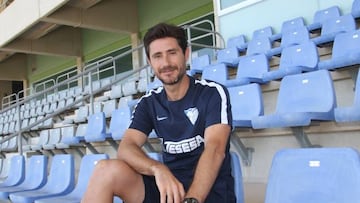 Víctor Sánchez del Amo, en su etapa como entrenador del Málaga.