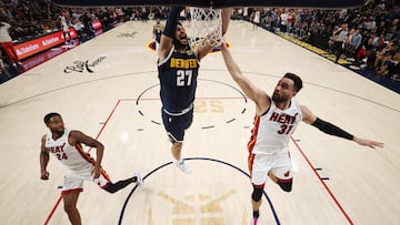 Denver Nuggets’ Jamal Murray went scoreless in the first quarter, but made up for it and then some in the second, including this ridiculous fast break.