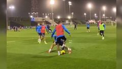 Wilmar Barrios entrenando con el Zenit