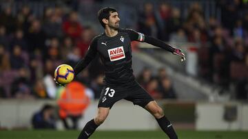 Asier Riesgo, portero del Eibar