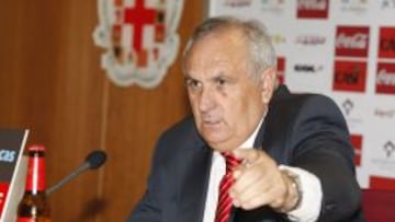 Alfonso García, presidente del Almería.