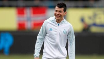 Chucky Lozano anota con el PSV pero sale lesionado