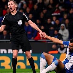 El Espanyol solo suma el 11% de los puntos con el árbitro del derbi