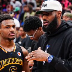 Revelado primer video de Bronny James tras salir del hospital