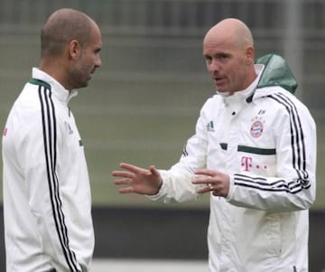 ten Hag compartió métodos en el Bayern Múnich con Pep Guardiola