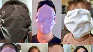 Fracaso en Grecia al repartir mascarillas gigantes a menores