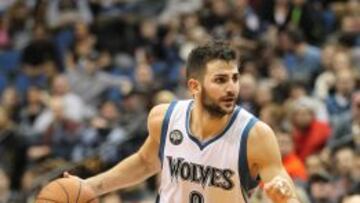 Ricky Rubio, en un partido esta temporada.
