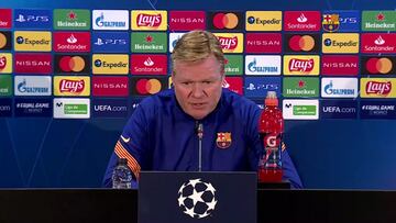 Rueda de prensa de Ronald Koeman antes del Barça-Juve