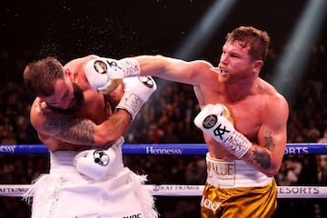 El color de la pelea entre 'Canelo' Álvarez y Caleb Plant