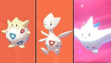 Cómo conseguir a Togepi, Togetic y Togekiss en Pokémon Espada y Escudo