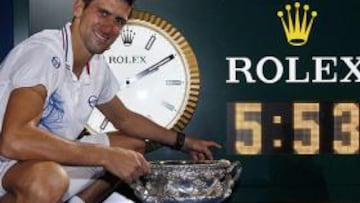 Djokovic puede con Rafa Nadal en una final histórica