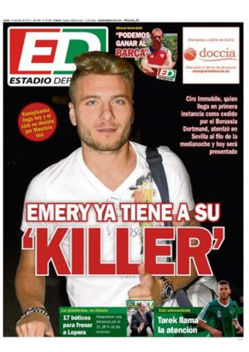 Portadas de la prensa deportiva