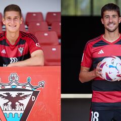 Baeza y Martón aseguran que “no dudaron en venir” al Mirandés