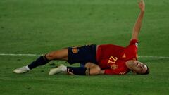 Buenas noticias por Reguilón: sólo sufre un esguince de tobillo