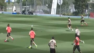 Zidane trabaja la presión tras pérdida en el úlitmo entreno