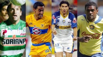 Apertura 2005 con Santos, Tigres, Dorados y América, 11 goles