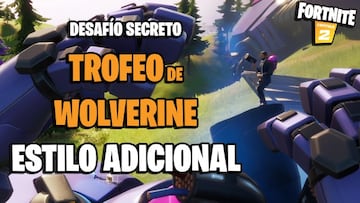 Desafío secreto de Fortnite: lleva el trofeo de Wolverine a su lugar
