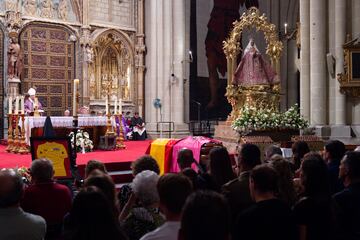 Misa funeral en la Catedral Primada de Toledo por el ciclista Federico Martín Bahamontes.